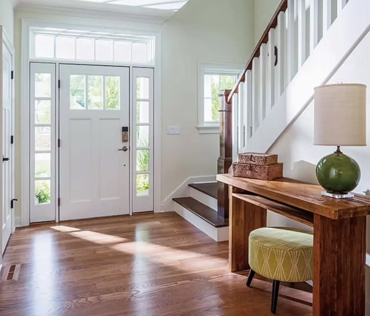 New vinyl floors installed in a Florida home